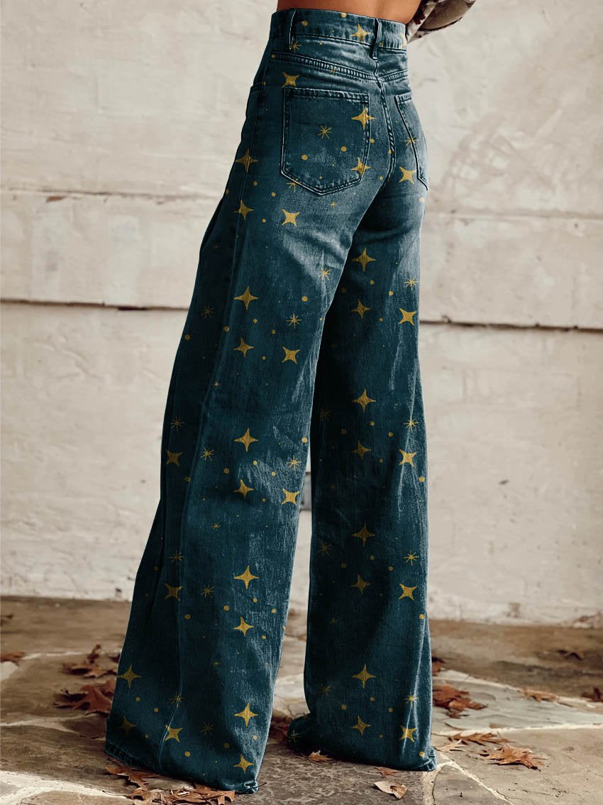 BOHEMIAN CHIC | Vintage Wide-Leg Trousers