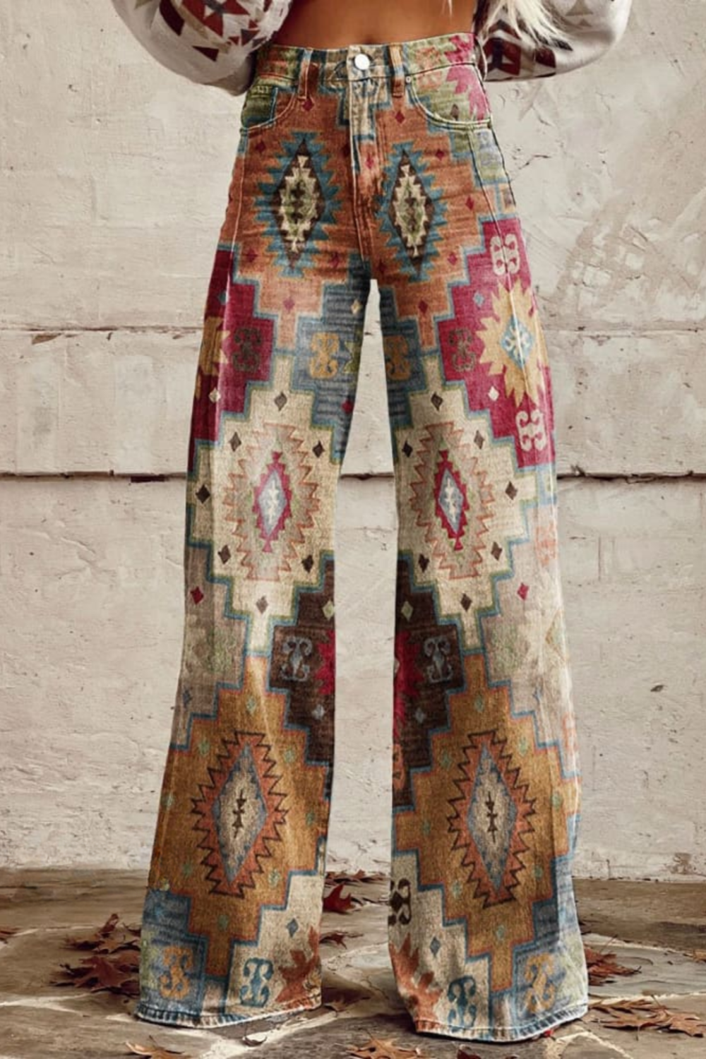 BOHEMIAN VIBES | Vintage Wide-Leg Trousers