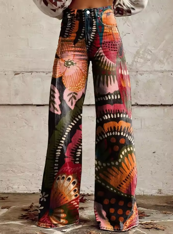 VINTAGE VIBES | Boho Chic Trousers for Effortless Style
