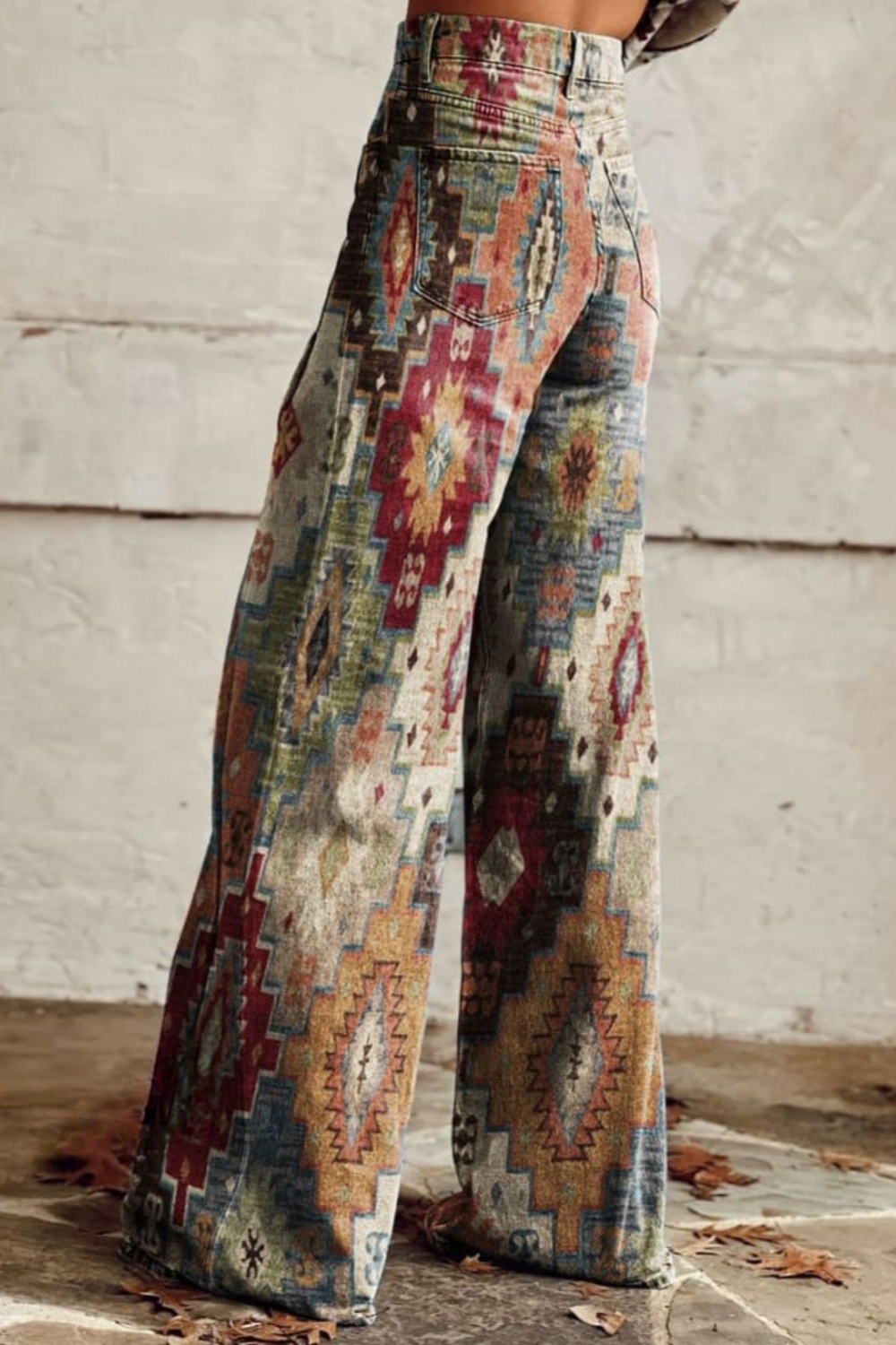 BOHEMIAN VIBES | Vintage Wide-Leg Trousers