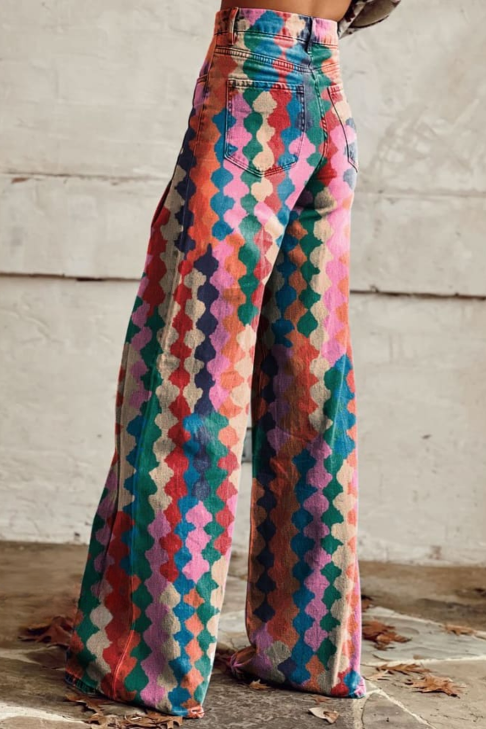BOHO VIBES | Vintage Chic Wide-Leg Trousers
