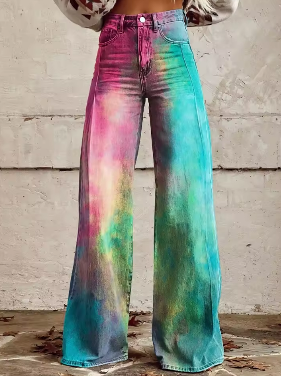 BOHEMIAN DREAM | Vintage-Inspired Wide-Leg Trousers