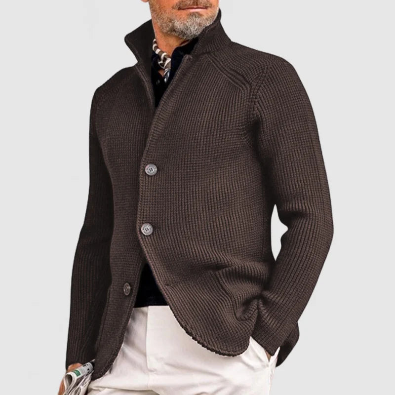 MARZIO™ - Cardigan di Classe con Bottoni per l’Uomo Elegante
