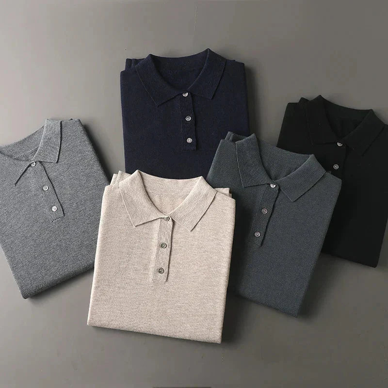 VALENTINO™ | Polo in lana a Maniche Lunghe
