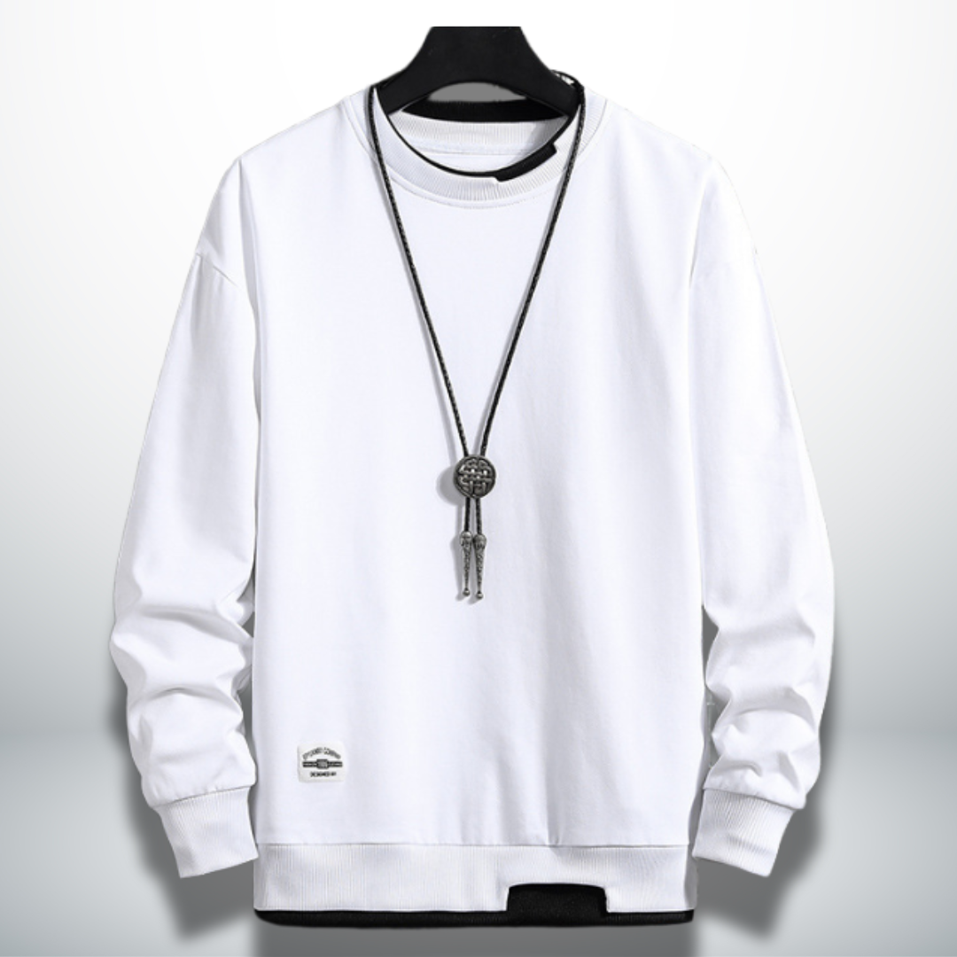 Fabian™ | Felpa minimal in tinta unita