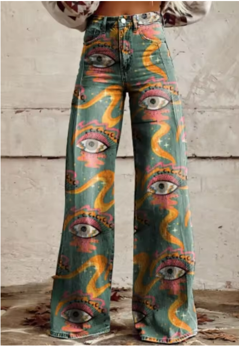 BOHO VIBE | Vintage-Inspired Wide-Leg Trousers