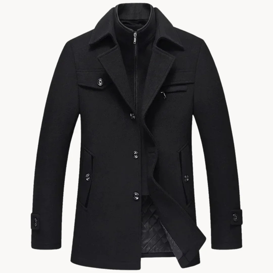 GRANT- Cappotto in Mistura di Lana Senza Tempo