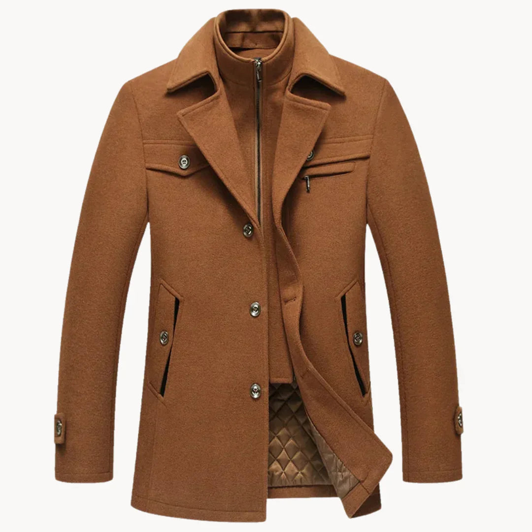 GRANT- Cappotto in Mistura di Lana Senza Tempo