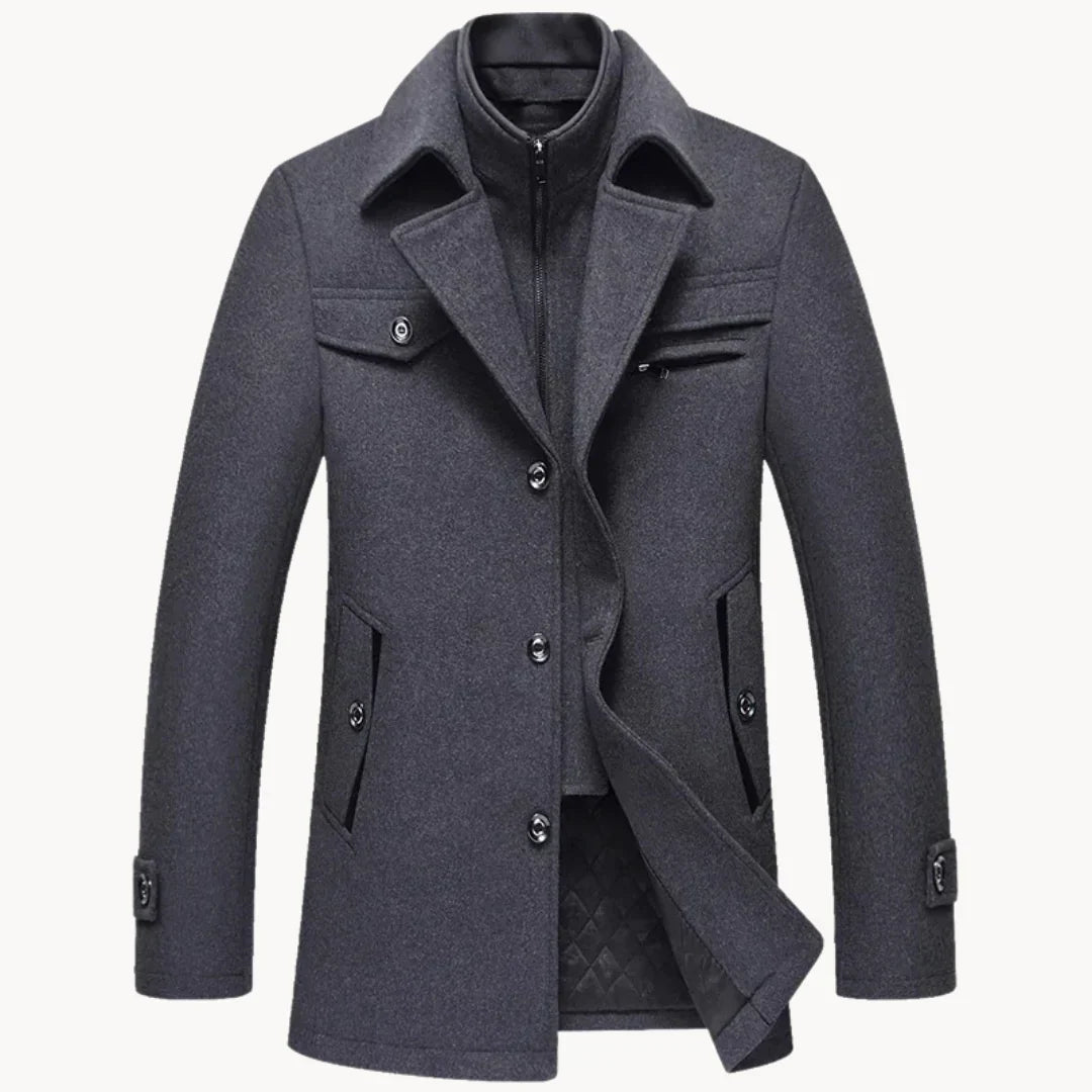 GRANT- Cappotto in Mistura di Lana Senza Tempo
