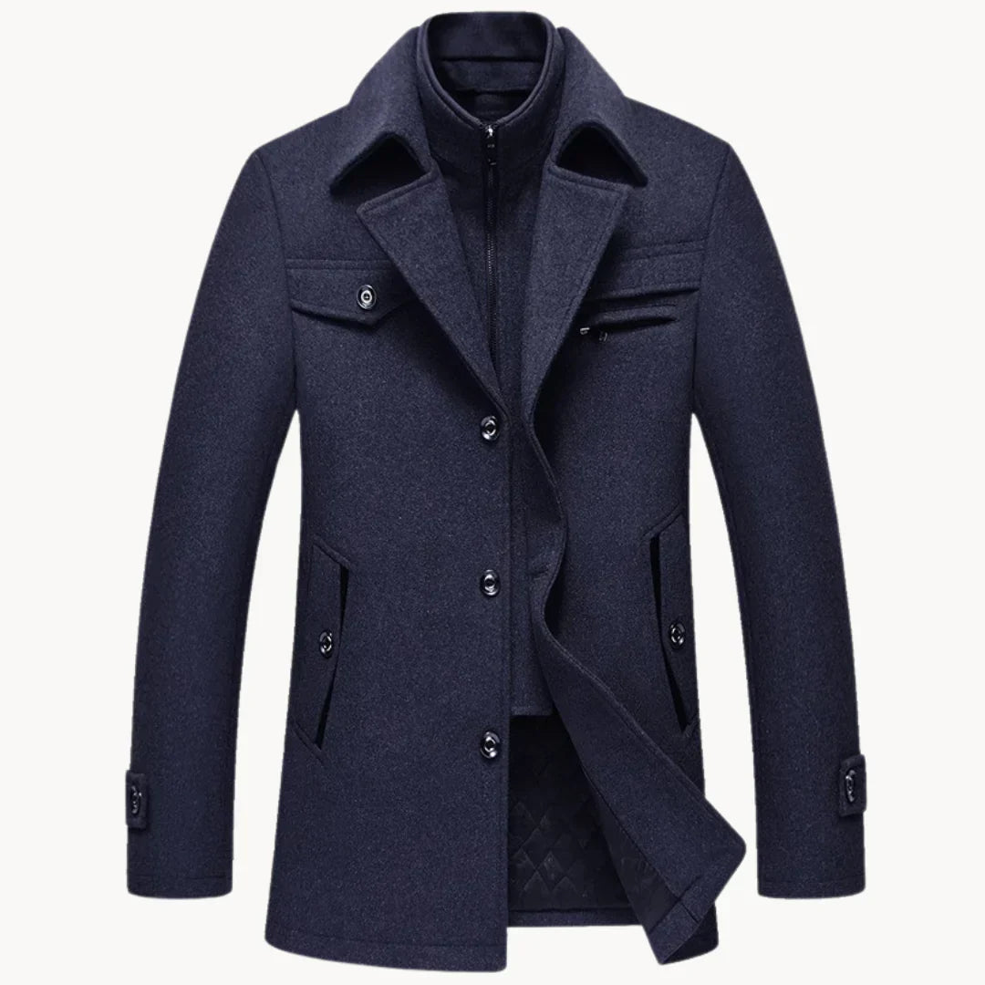 GRANT- Cappotto in Mistura di Lana Senza Tempo