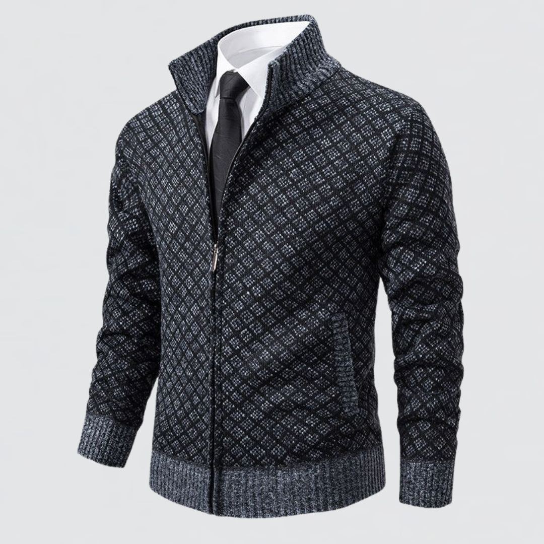RAFA™ | Maglione elegante con cerniera per l'Uomo Elegante