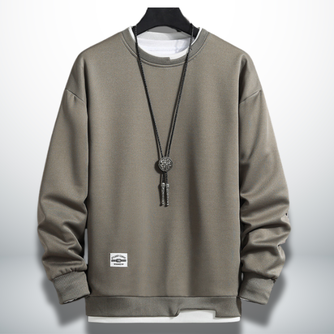 Fabian™ | Felpa minimal in tinta unita