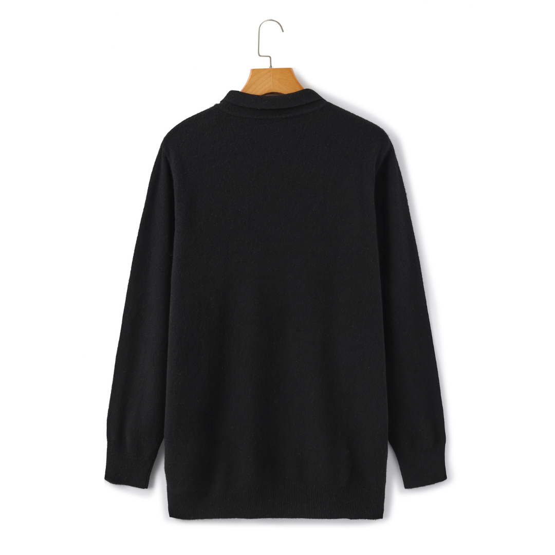 VALENTINO™ | Polo in lana a Maniche Lunghe