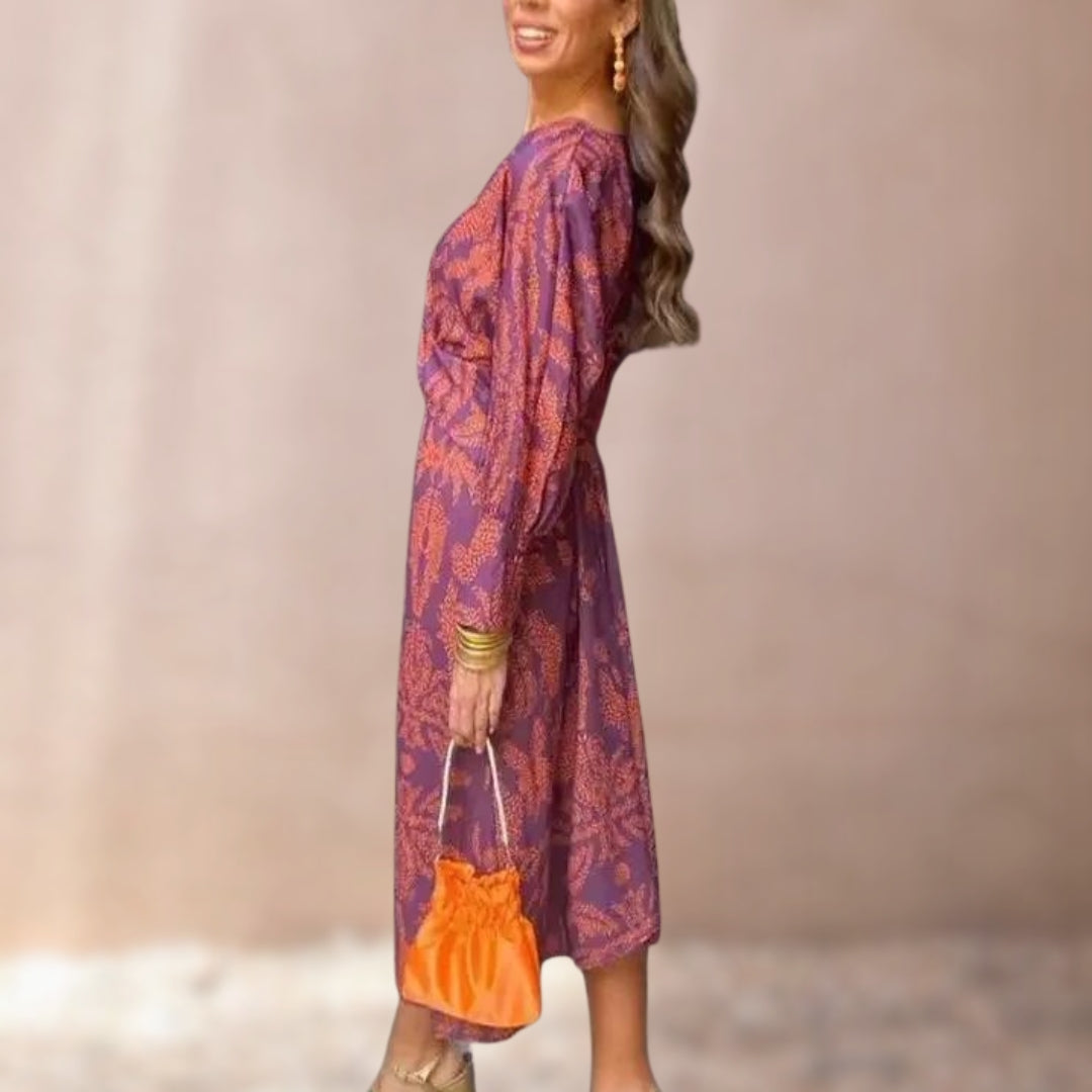 LEILA™ | Vestito elegante da donna in tessuto raffinato