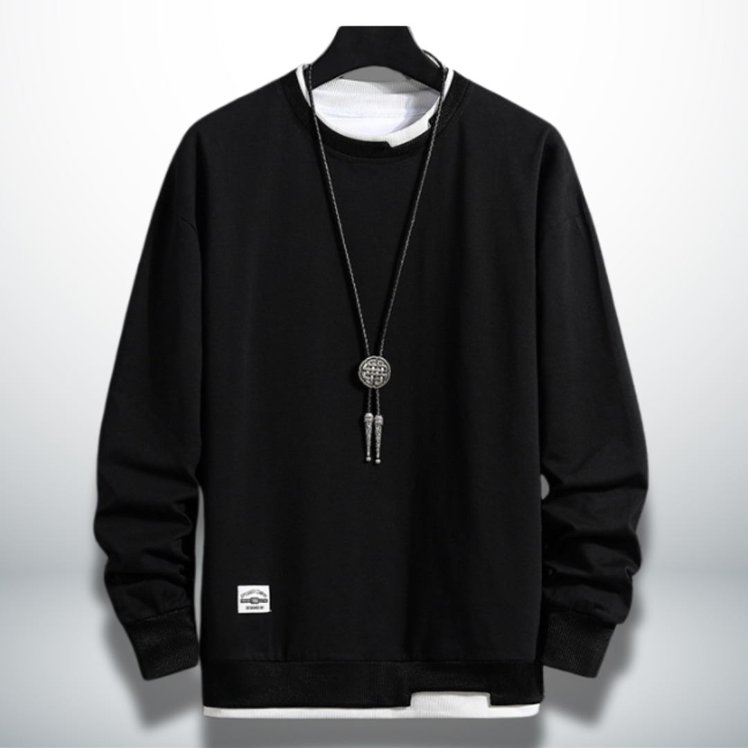 Fabian™ | Felpa minimal in tinta unita