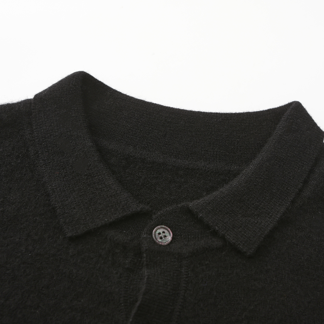 VALENTINO™ | Polo in lana a Maniche Lunghe