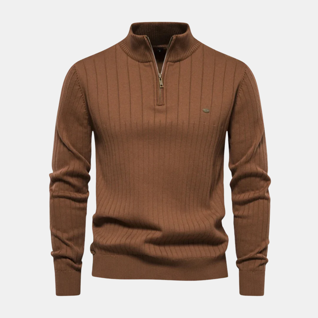 Lorenzo Pullover con Zip