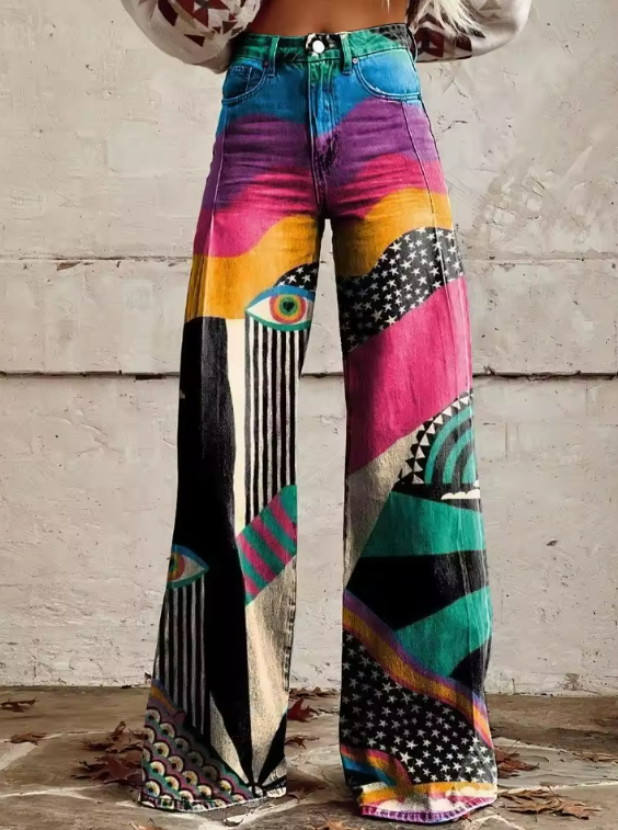 BOHO VIBE | Vintage-Inspired Relaxed Trousers