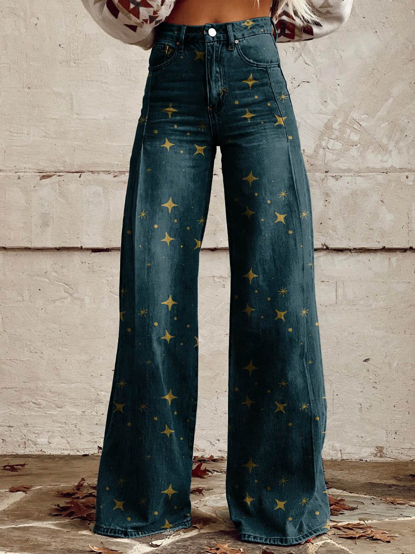 BOHEMIAN CHIC | Vintage Wide-Leg Trousers