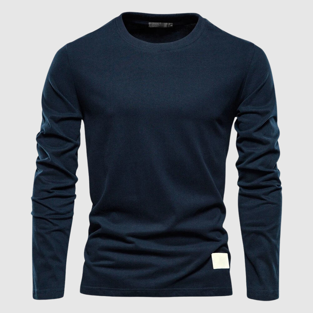 ALESSANDRO VENETI - Maglia slim fit a maniche lunghe