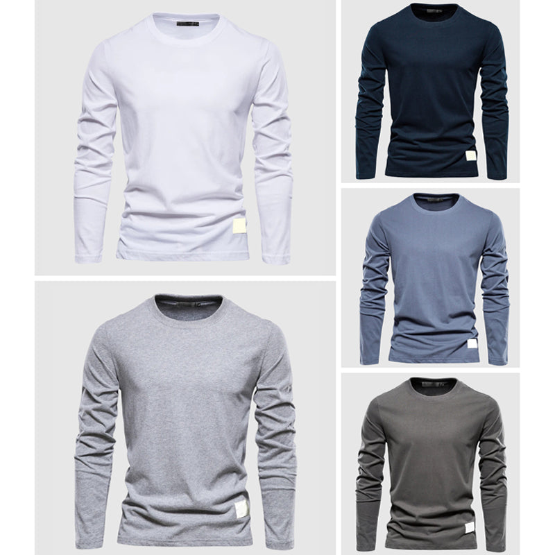 ALESSANDRO VENETI - Maglia slim fit a maniche lunghe