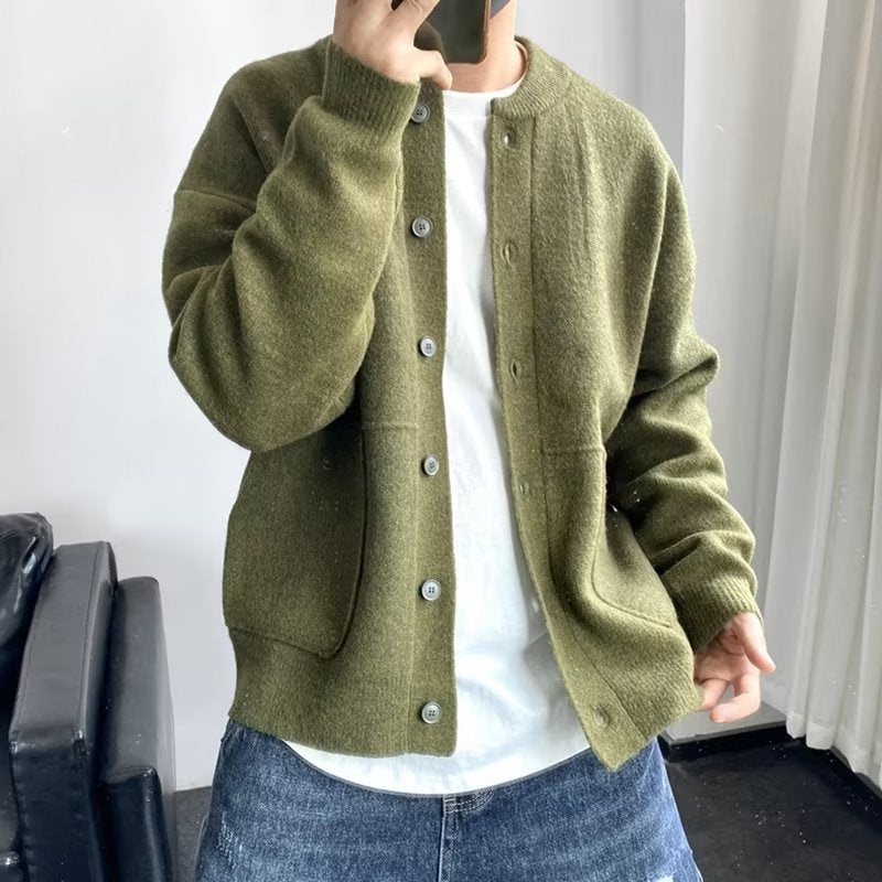 CESARE™ - Maglione Elegante per l’Uomo di Classe con Chiusura a Bottoni