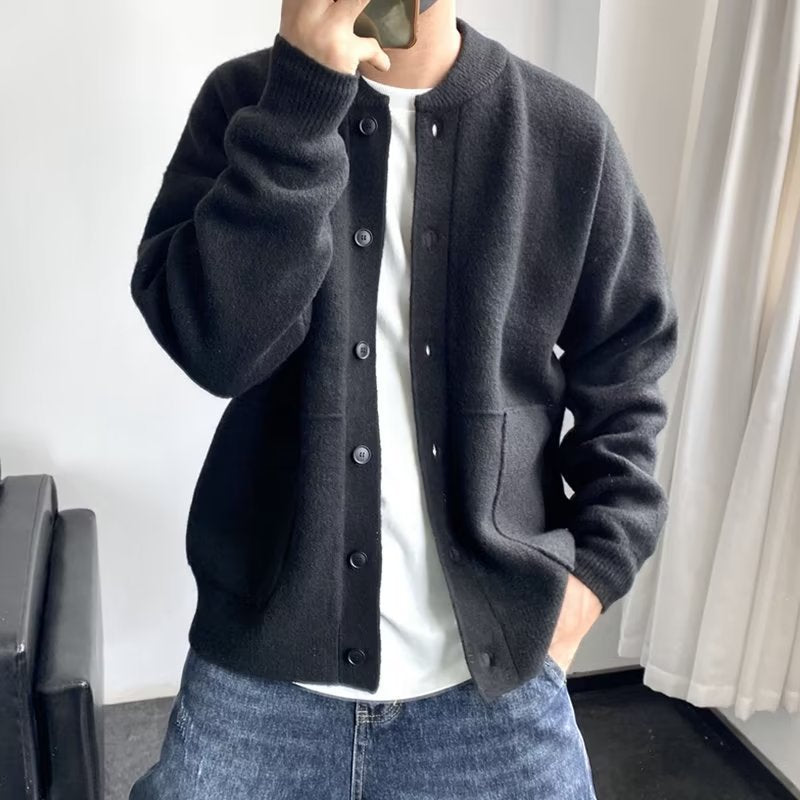 CESARE™ - Maglione Elegante per l’Uomo di Classe con Chiusura a Bottoni