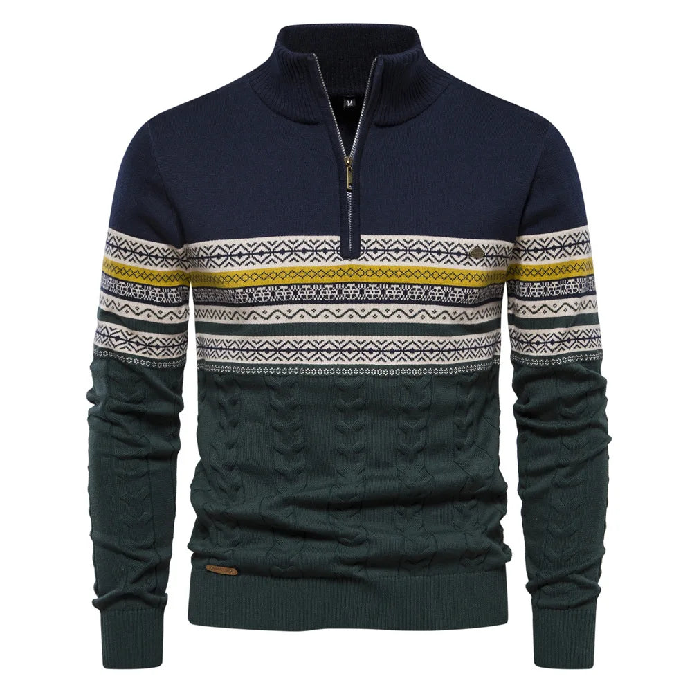 JASPER™ | Maglione elegante con Mezza Zip