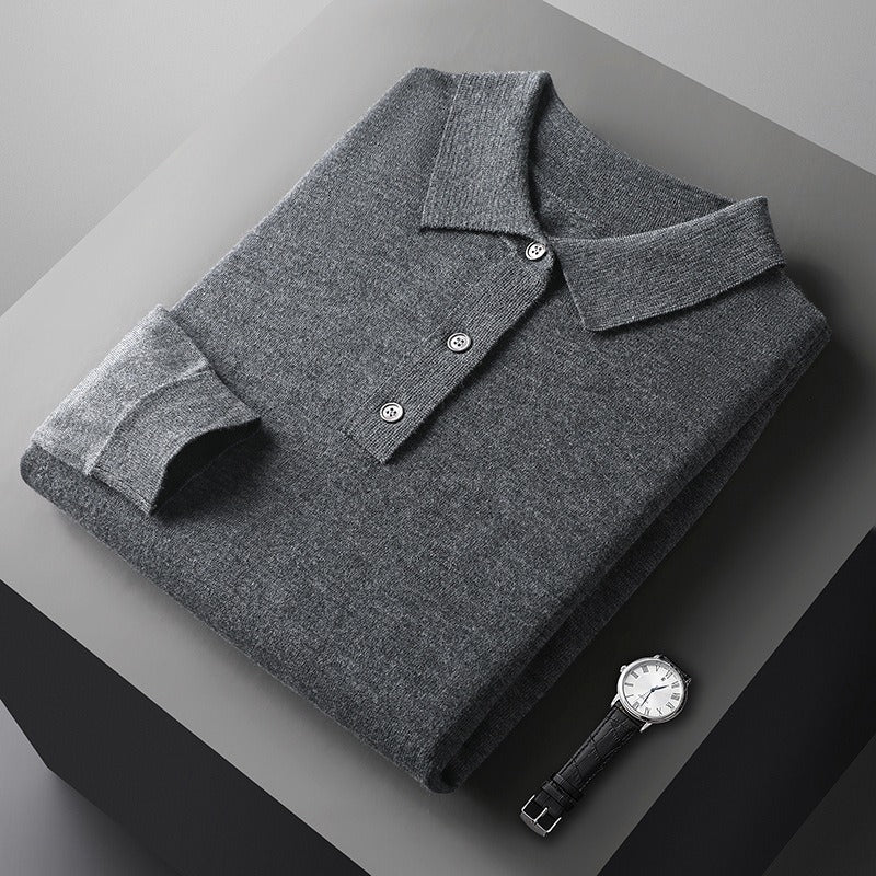 VALENTINO™ | Polo in lana a Maniche Lunghe