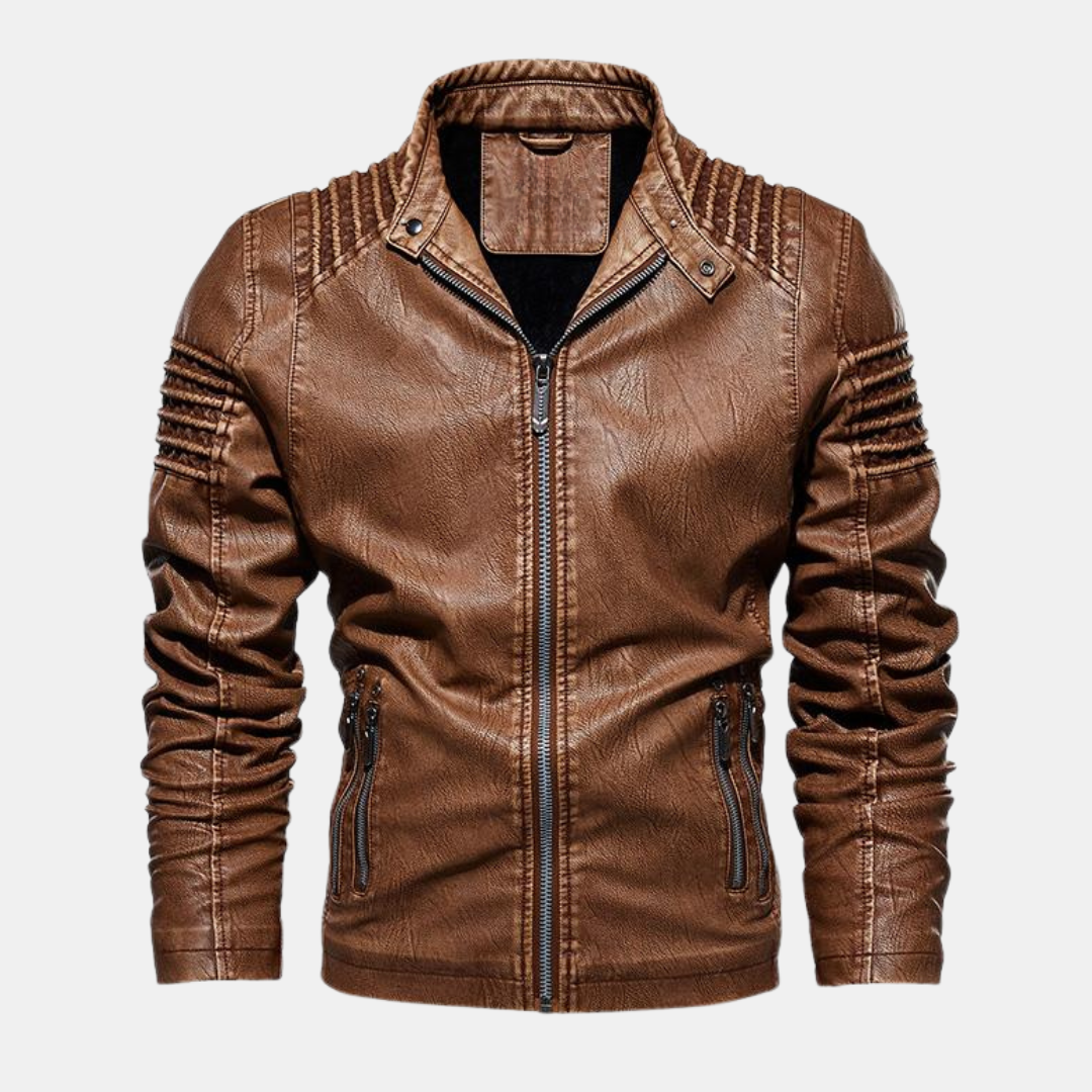 Kingdom™ | Giacca in Pelle a coste