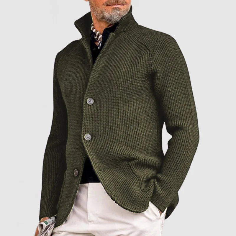 MARZIO™ - Cardigan di Classe con Bottoni per l’Uomo Elegante