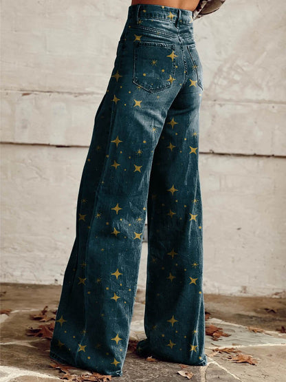BOHEMIAN CHIC | Vintage Wide-Leg Trousers