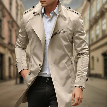 CARL™ | Cappotto elegante da uomo con bottoni raffinati