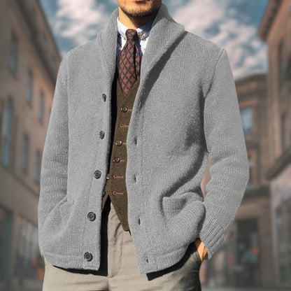 DONATO™ | Cardigan raffinato da uomo con chiusura a bottoni