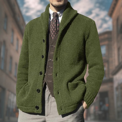 DONATO™ | Cardigan raffinato da uomo con chiusura a bottoni