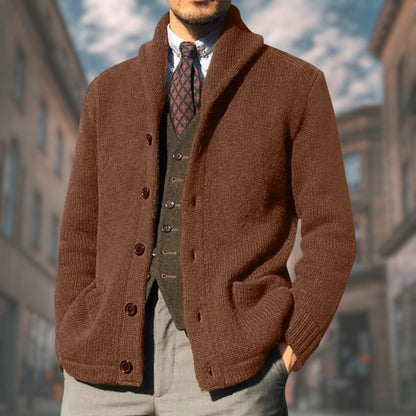 DONATO™ | Cardigan raffinato da uomo con chiusura a bottoni