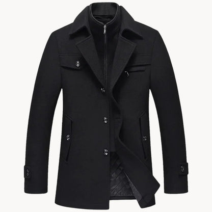 GRANT- Cappotto in Mistura di Lana Senza Tempo