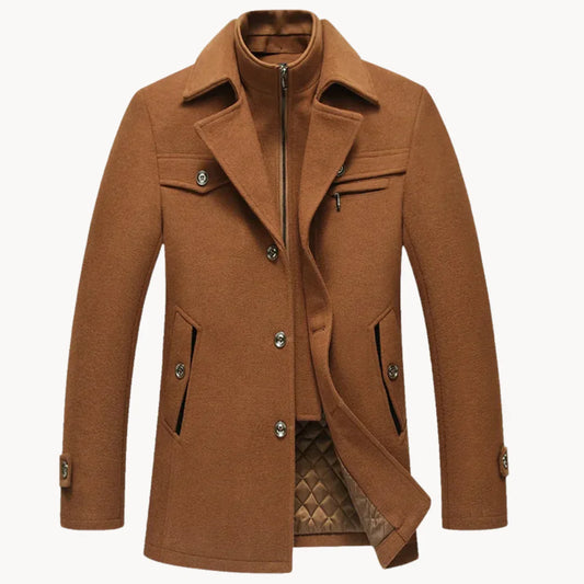 GRANT- Cappotto in Mistura di Lana Senza Tempo