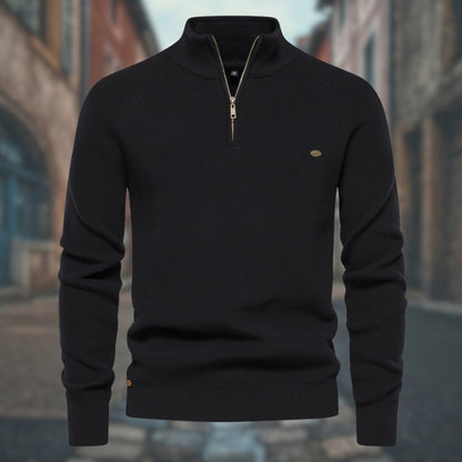 ROMEO™ | Maglione elegante da uomo con mezza cerniera