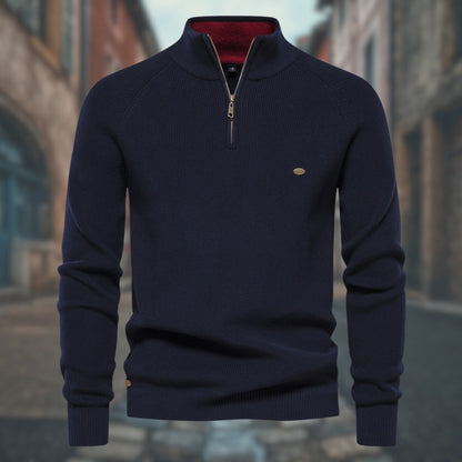 ROMEO™ | Maglione elegante da uomo con mezza cerniera