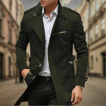 CARL™ | Cappotto elegante da uomo con bottoni raffinati