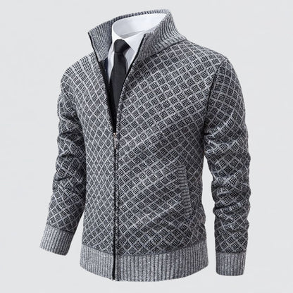 RAFA™ | Maglione elegante con cerniera per l'Uomo Elegante