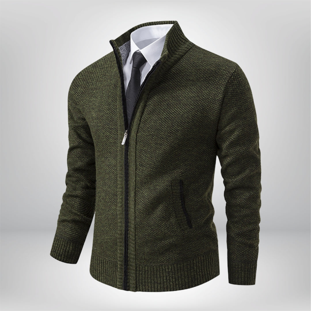 DAVE™ | Cardigan raffinato da uomo con cerniera