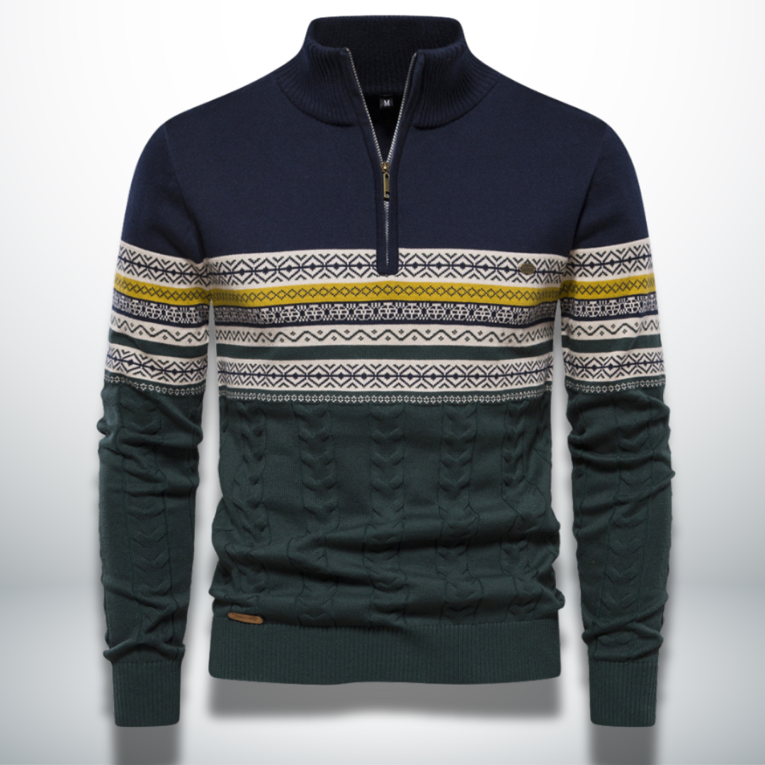 Flavio™ | Maglione da uomo raffinato in cotone