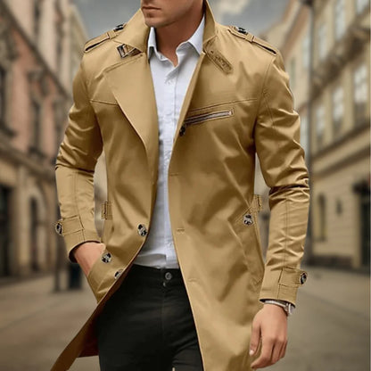 CARL™ | Cappotto elegante da uomo con bottoni raffinati