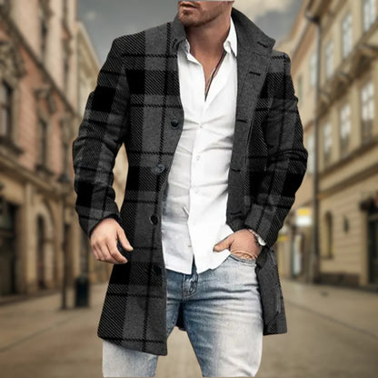 JOHN™ | Cappotto elegante da uomo con bottoni raffinati