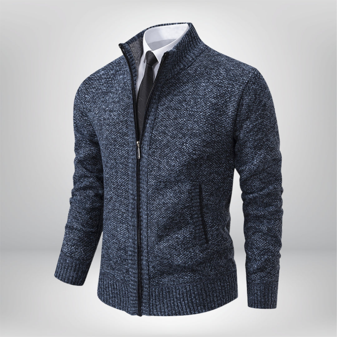 DAVE™ | Cardigan raffinato da uomo con cerniera