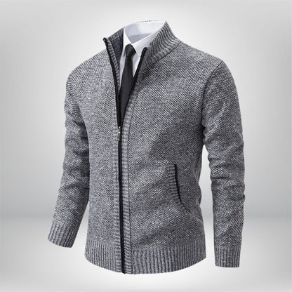 DAVE™ | Cardigan raffinato da uomo con cerniera