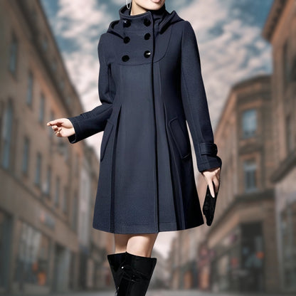 NALA™ | Cappotto raffinato da donna con chiusura a bottoni