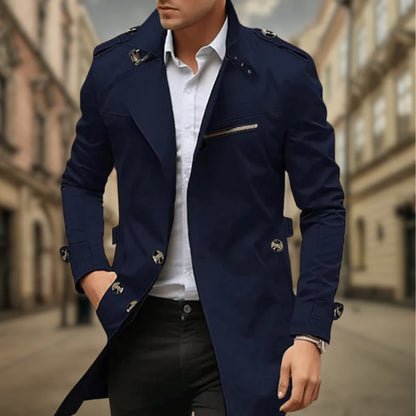 CARL™ | Cappotto elegante da uomo con bottoni raffinati